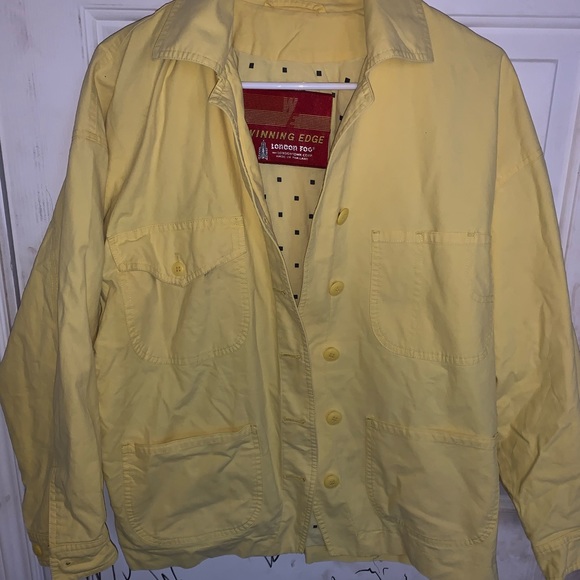London fog yellow jacket Clearance